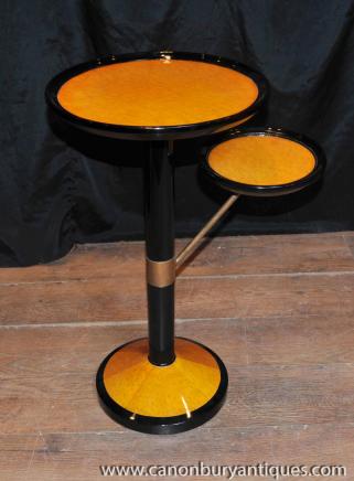Art Deco Tiered Side Table Occasional Tables Biedermeier